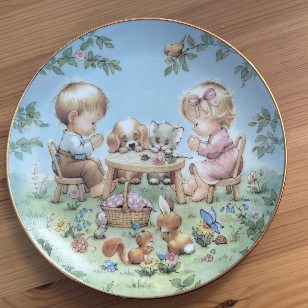 Danbury Mint Plate "Life's Little Blessings" by Ruth Morehead